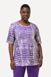 T-Shirt, Pima Cotton, Ziersteine, Rundhals, Halbarm