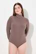 body, jersey, ståkrave, langærmet, Økologisk bomuld