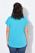 T-shirt, metallic diermotief, oversized, ronde hals, korte mouw