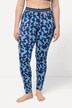 Loungewear-leggings, 2-pakning, ensfarget/mønster