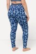 Loungewear-leggings, 2-pakning, ensfarget/mønster