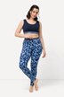 Loungewear-leggings, 2-pakning, ensfarget/mønster