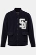 STHUGE Fleecejacke, Collegekragen, Bouclé-Badge, bis 8 XL