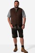 Men+ tyrolervest, sweat, stående krave, op til str. 8 XL