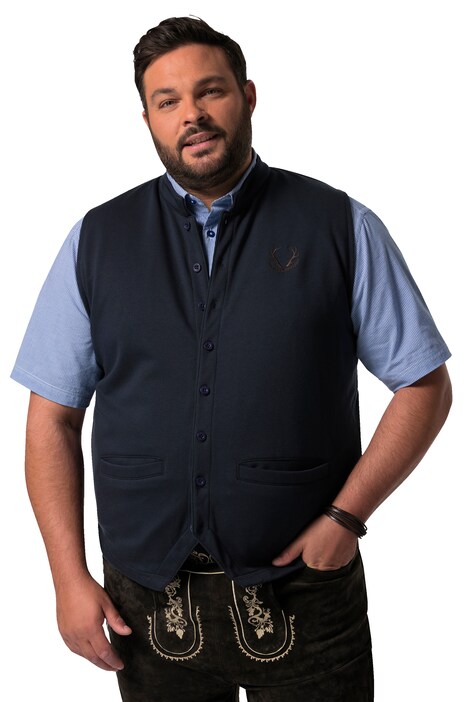 Tradiční vesta Men+, tepláková, stojáček, do 8XL