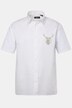 Men+ camisa de traje tradicional bávaro, media manga, cuello kent, Comfort Fit, hasta la 8 XL