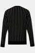 Cardigan STHUGE col en V, fines rayures et flocage – jusqu'au 8 XL