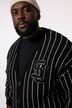 Cardigan STHUGE col en V, fines rayures et flocage – jusqu'au 8 XL