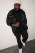 Cardigan STHUGE col en V, fines rayures et flocage – jusqu'au 8 XL