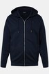 Men+ hoodie-jakke, hætte, lynlås, op til str. 8 XL