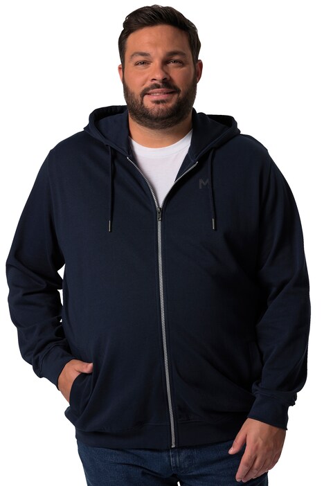 Bunda s kapucí Men+, zip, do 8XL