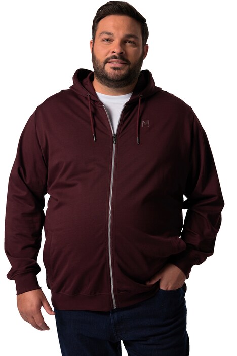 Bunda s kapucí Men+, zip, do 8XL