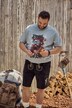 Culotte en cuir traditionnelle bavaroise Men+, cuir véritable, broderies - jusqu'au 72