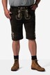 Culotte en cuir traditionnelle bavaroise Men+, cuir véritable, broderies - jusqu'au 72