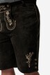 Culotte en cuir traditionnelle bavaroise Men+, cuir véritable, broderies - jusqu'au 72