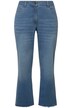 7/8 džíny Claire, streč komfort, střižený lem, 5 kapes