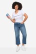 7/8-jeans Claire, stretchkomfort, avkortet kant, 5-lommer