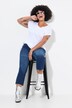 7/8-jeans Claire, stretchkomfort, avkortet kant, 5-lommer