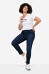 Slim fit Jule jeggings with faded look and elastic waist
