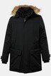 Men+ funksjonell parkas, vann- og vindavvisende, hette, opptil 8 XL