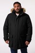 Men+ funksjonell parkas, vann- og vindavvisende, hette, opptil 8 XL