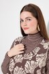 collegemekko, lehtiä, v-pääntie, hihaton, luomupuuvilla