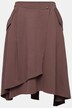 Falda sport, cruzada, bolsillos, algodón bio