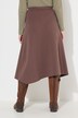 Falda sport, cruzada, bolsillos, algodón bio