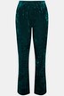 Pantalon en velours texturé Ruby, taille élastique et jambe droite