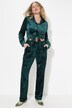 Pantalon en velours texturé Ruby, taille élastique et jambe droite