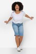 Jeansbermuda Berry, stretchkomfort, 5-lommer