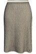 Úpletová sukně, směs vlny, 3D struktura, elastický pas