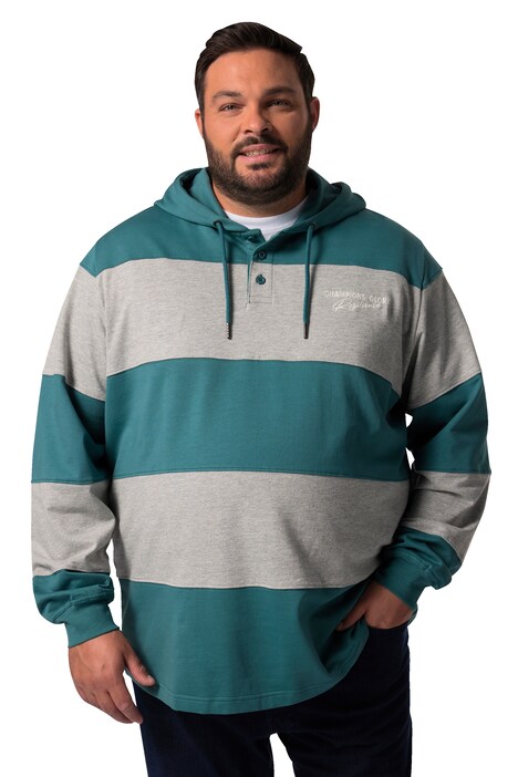Mikina s kapucí Men+, potisk, do 8XL