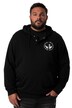 Mikina Men+, tepláková, kapuce, potisk na hrudi, do 8XL