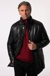 Boston Park chaqueta de cuero, cuero, cuello alzado, forro guateado, hasta la 80/82