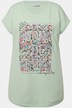 T-shirt, oversize, farvet print, rund hals