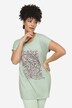 T-shirt, oversize, farvet print, rund hals