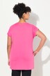 T-shirt, oversize, farvet print, rund hals