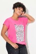 T-shirt, oversize, farvet print, rund hals