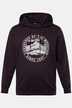 Men+ hoodie, sweat, hætte, brystprint, op til str. 8XL