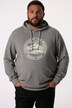 Sweat-shirt à capuche Men+ en molleton, imprimé poitrine - jusqu'au 8 XL