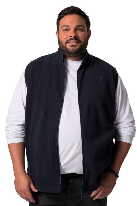 Flísová vesta Men+, stojáček, do 8XL