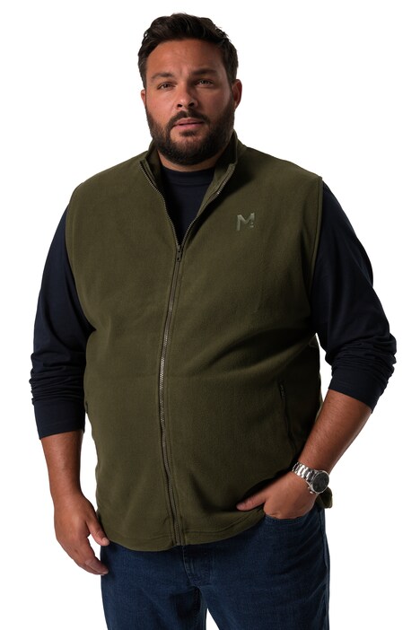 Flísová vesta Men+, stojáček, do 8XL
