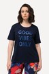 T-Shirt, Good Vibes Only, rund hals, korte ærmer