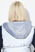 Lange doorgestikte bodywarmer, waterafstotend, afneembare capuchon