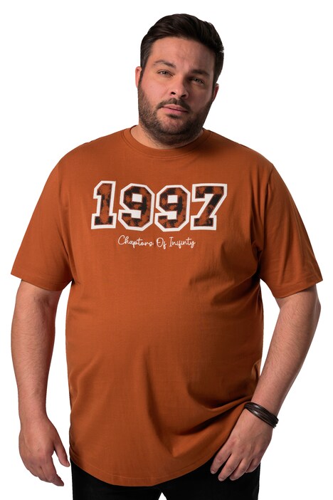 Tričko Men+, krátké rukávy, potisk na hrudi, do 8XL