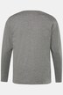 Men+ langærmet T-shirt, Basic, rund hals, op til str. 8 XL