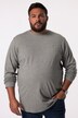 Men+ langærmet T-shirt, Basic, rund hals, op til str. 8 XL