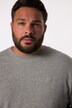 Men+ langærmet T-shirt, Basic, rund hals, op til str. 8 XL