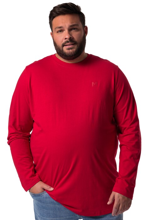 Tričko Men+, dlouhé rukávy, Basic, kulatý výstřih, do 8XL